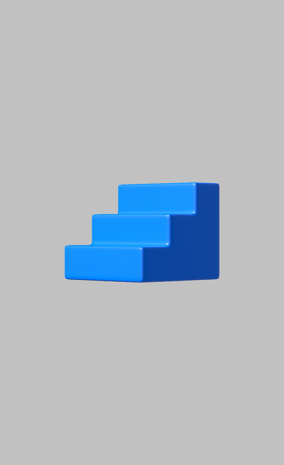 blue stairs
